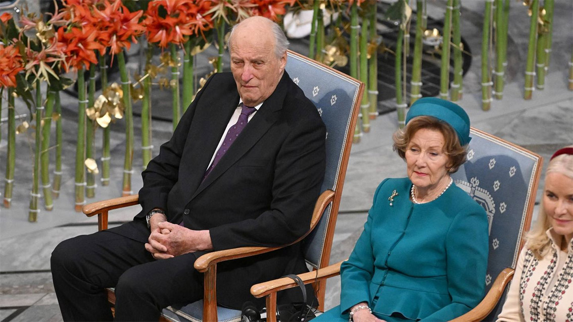 Hospitalizado o rei Harald V da Noruega, aos 89 anos