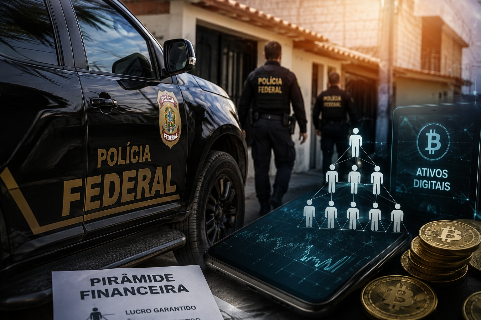 PF deflagra operação contra suposta pirâmide financeira com ativos digitais em Parelhas