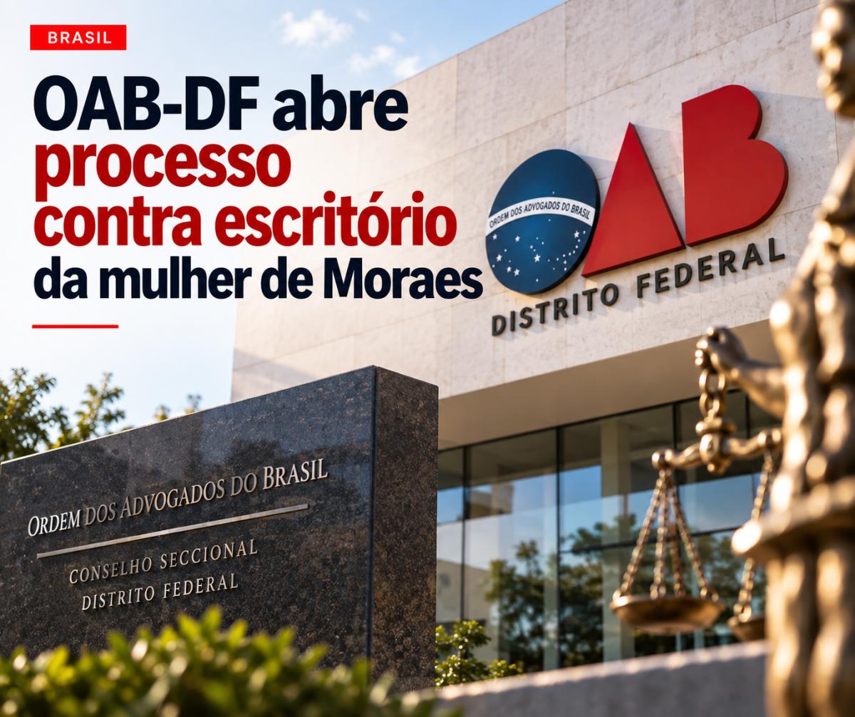 OAB-DF abre processo disciplinar contra escritório da mulher de Alexandre de Moraes