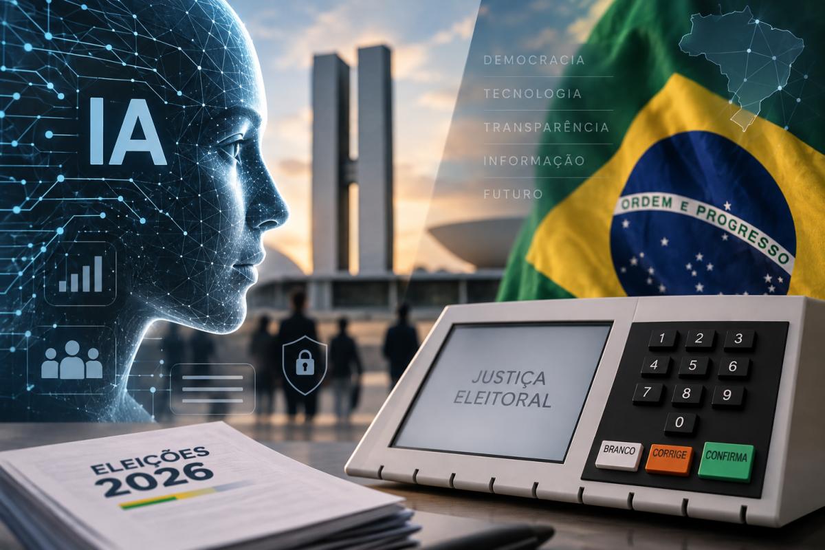Brasil vira grande teste mundial para uso de inteligência artificial nas eleições de 2026