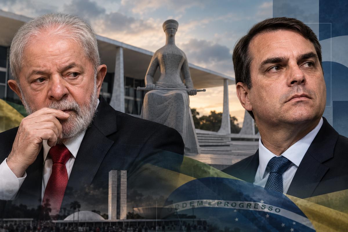 Crise no STF muda estratégias de Lula e Flávio Bolsonaro na reta final da campanha