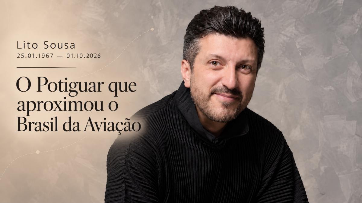 Morre Lito Sousa, o potiguar que conquistou o Brasil falando de aviões