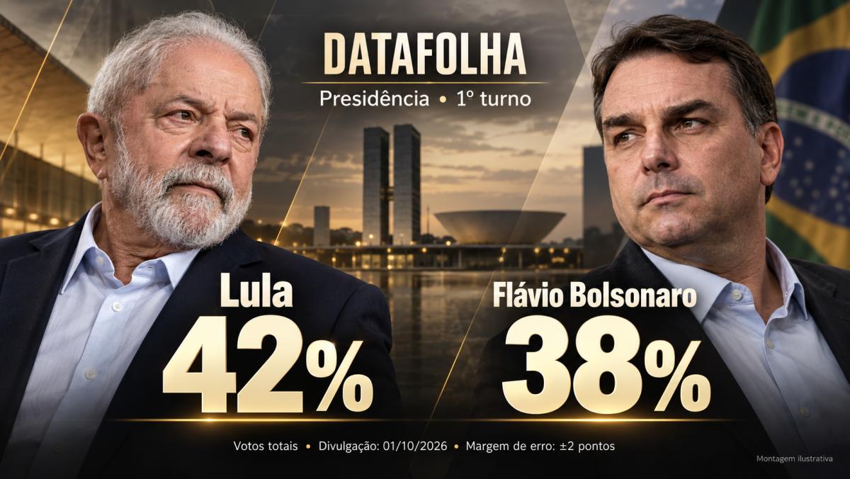 Datafolha revela os grupos que sustentam Lula e Flávio na reta final