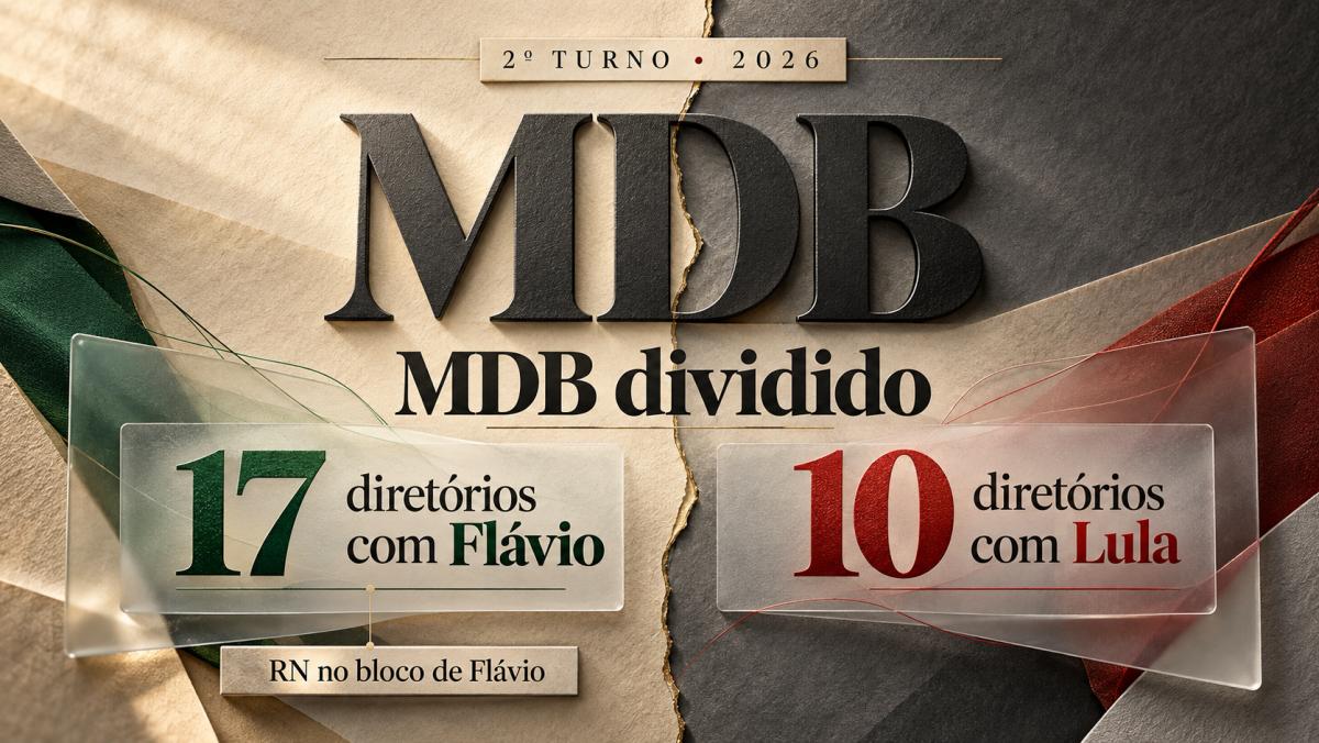 MDB racha: Flávio conquista maioria dos diretórios, e RN entra no bloco