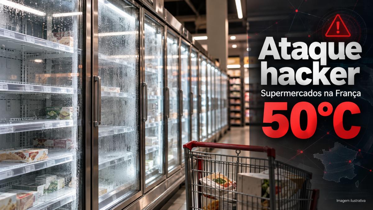 Ataque hacker sem precedentes faz freezers chegar a 50°C e devasta estoques de supermercados na França  